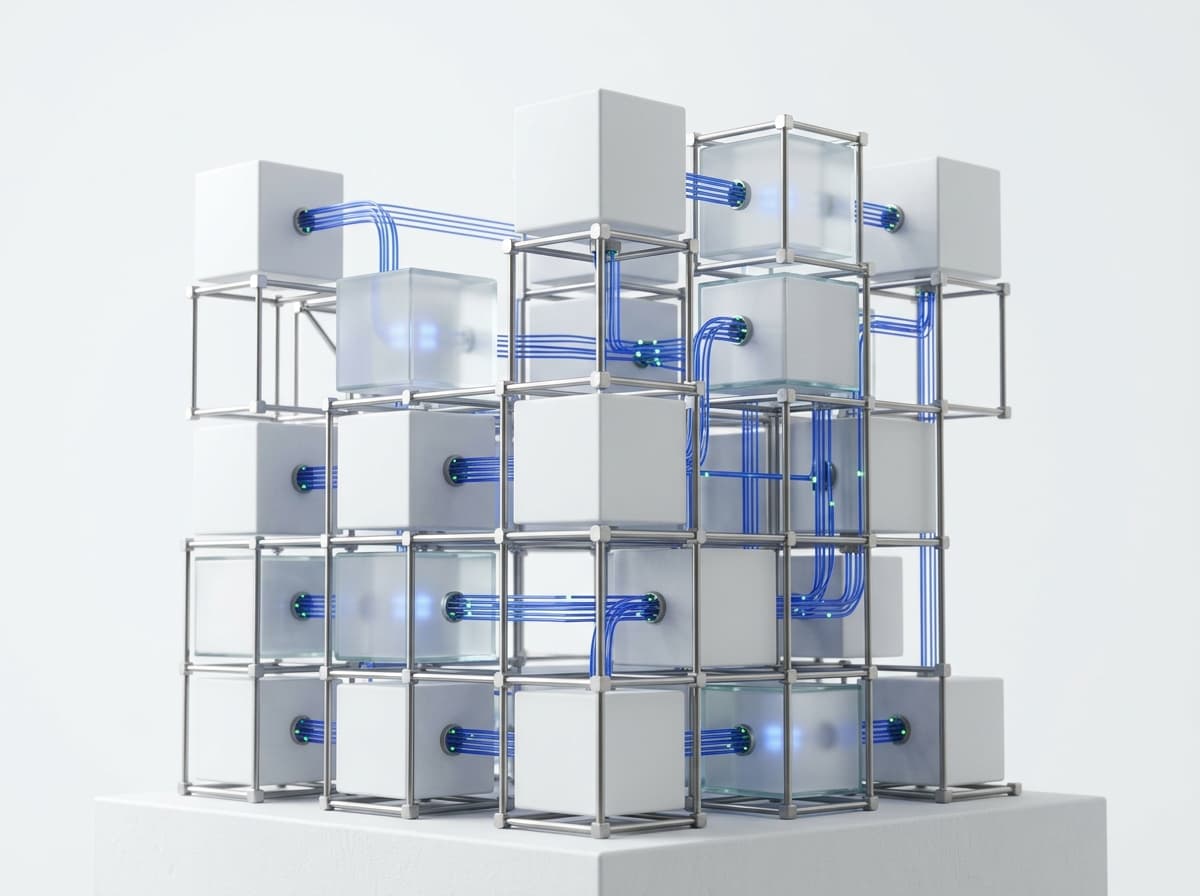 Escultura 3D da arquitetura de sistemas sob medida concebida por IA